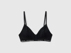 Stretch organic cotton bra