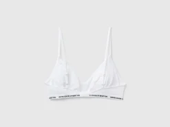 Stretch organic cotton bra