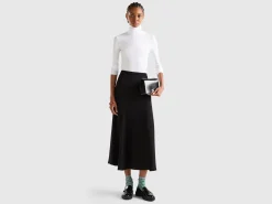 Stretch turtleneck sweater