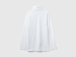 Stretch turtleneck sweater