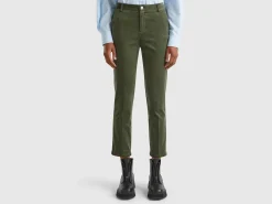 Stretch velvet chinos