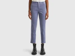 Stretch velvet chinos