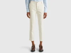Stretch velvet chinos