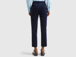 Stretch velvet chinos