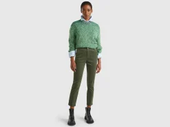 Stretch velvet chinos