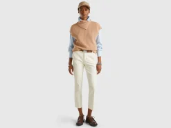 Stretch velvet chinos
