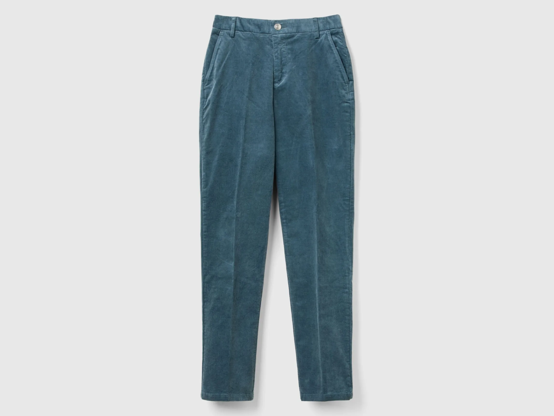 Stretch velvet chinos