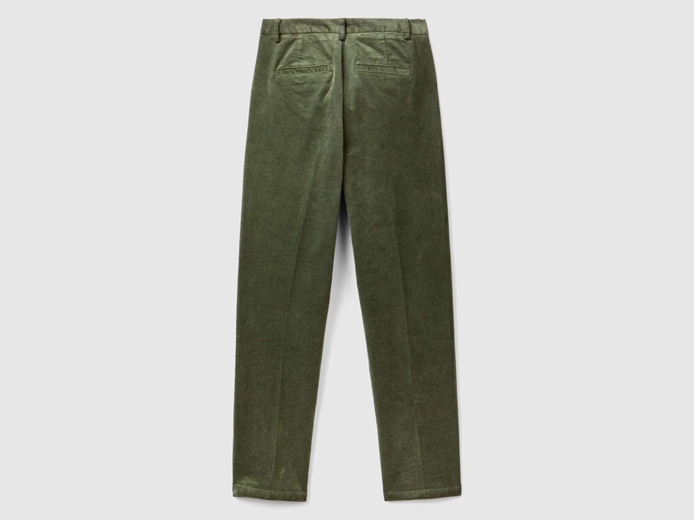 Stretch velvet chinos