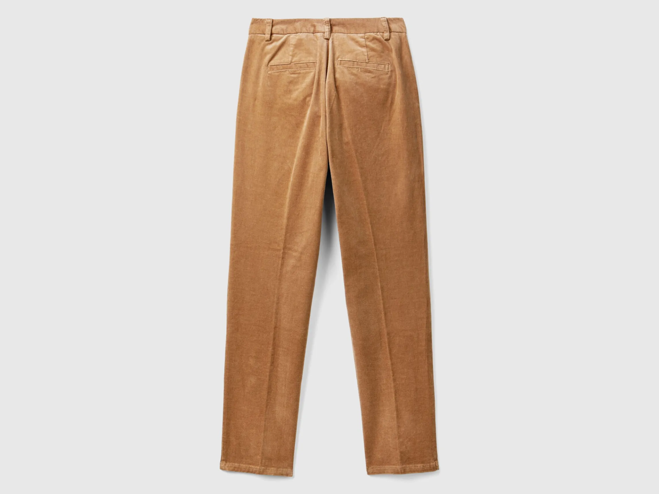 Stretch velvet chinos