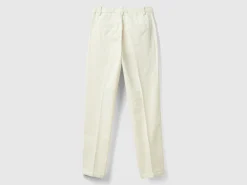 Stretch velvet chinos