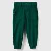 Stretch velvet trousers