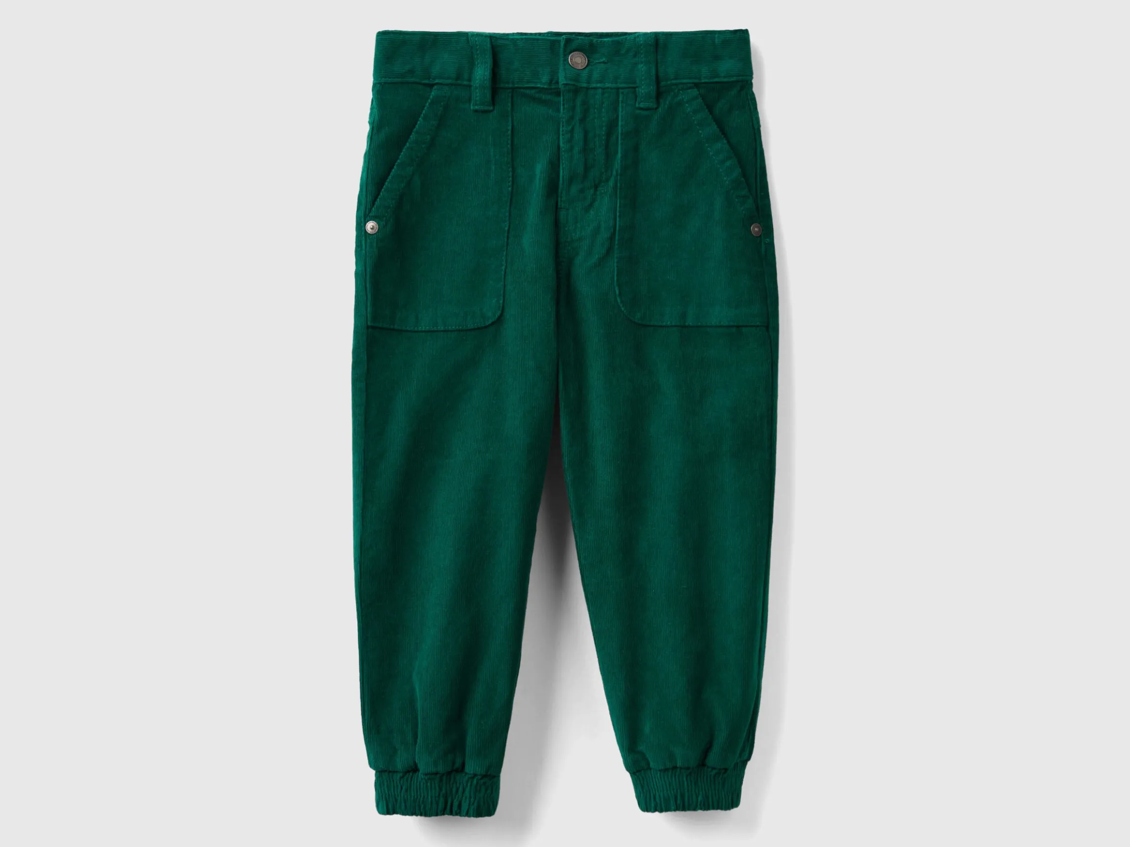 Stretch velvet trousers