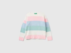 Striped boxy fit sweater