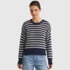 Striped boxy fit sweater
