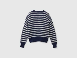 Striped boxy fit sweater
