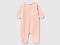 Striped jumpsuit with pocket