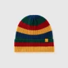 Striped knit hat