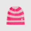 Striped knit hat