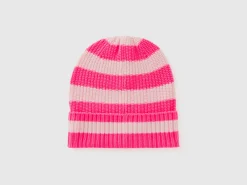 Striped knit hat