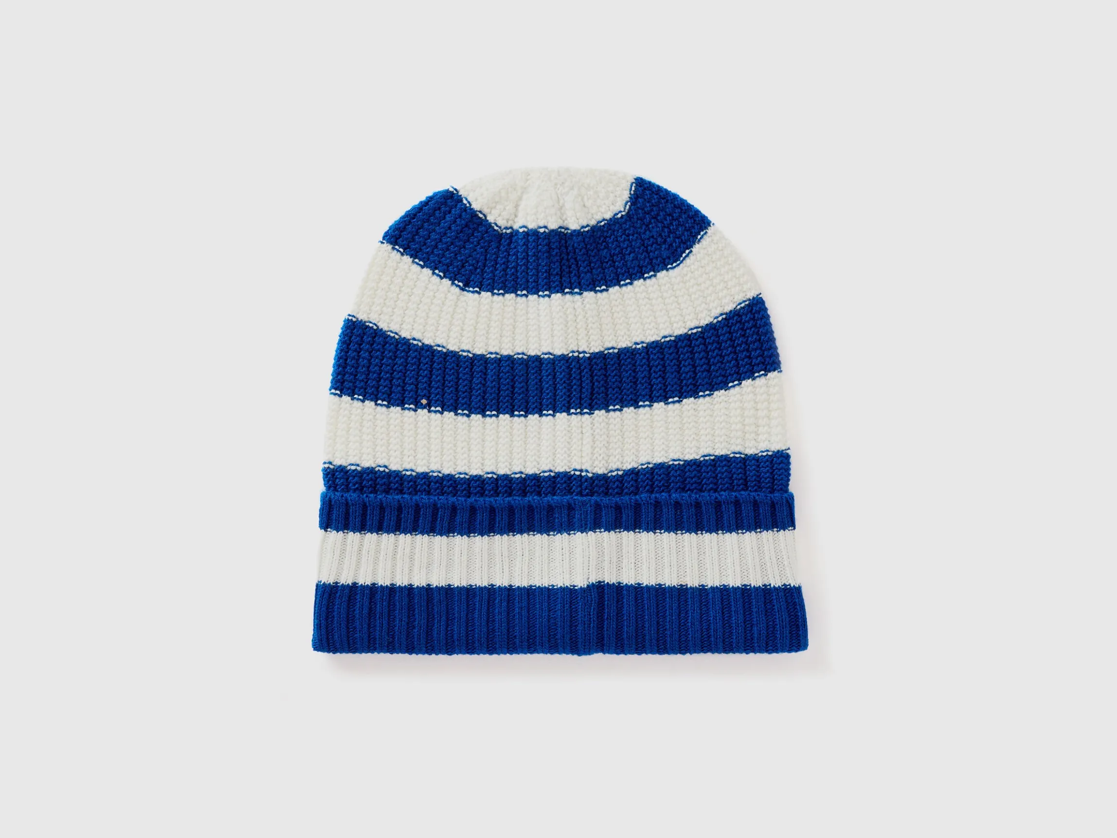 Striped knit hat