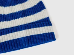 Striped knit hat