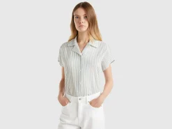 Striped short sleeve shirt