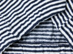 Striped sweatshirt in recycled cotton blend