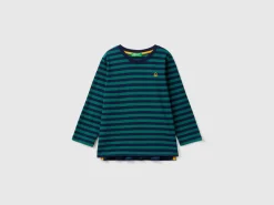 Striped t-shirt in 100% cotton