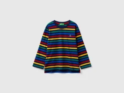 Striped t-shirt in 100% cotton