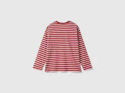 Striped t-shirt in 100% cotton