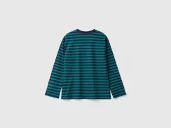 Striped t-shirt in 100% cotton