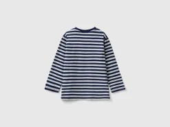 Striped t-shirt in 100% cotton
