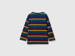 Striped t-shirt in 100% cotton