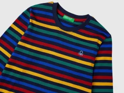 Striped t-shirt in 100% cotton