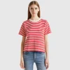 Striped t-shirt in warm cotton