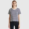 Striped t-shirt in warm cotton