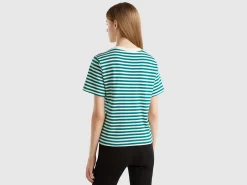 Striped t-shirt in warm cotton