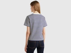 Striped t-shirt in warm cotton