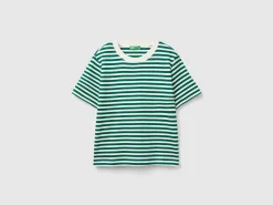 Striped t-shirt in warm cotton
