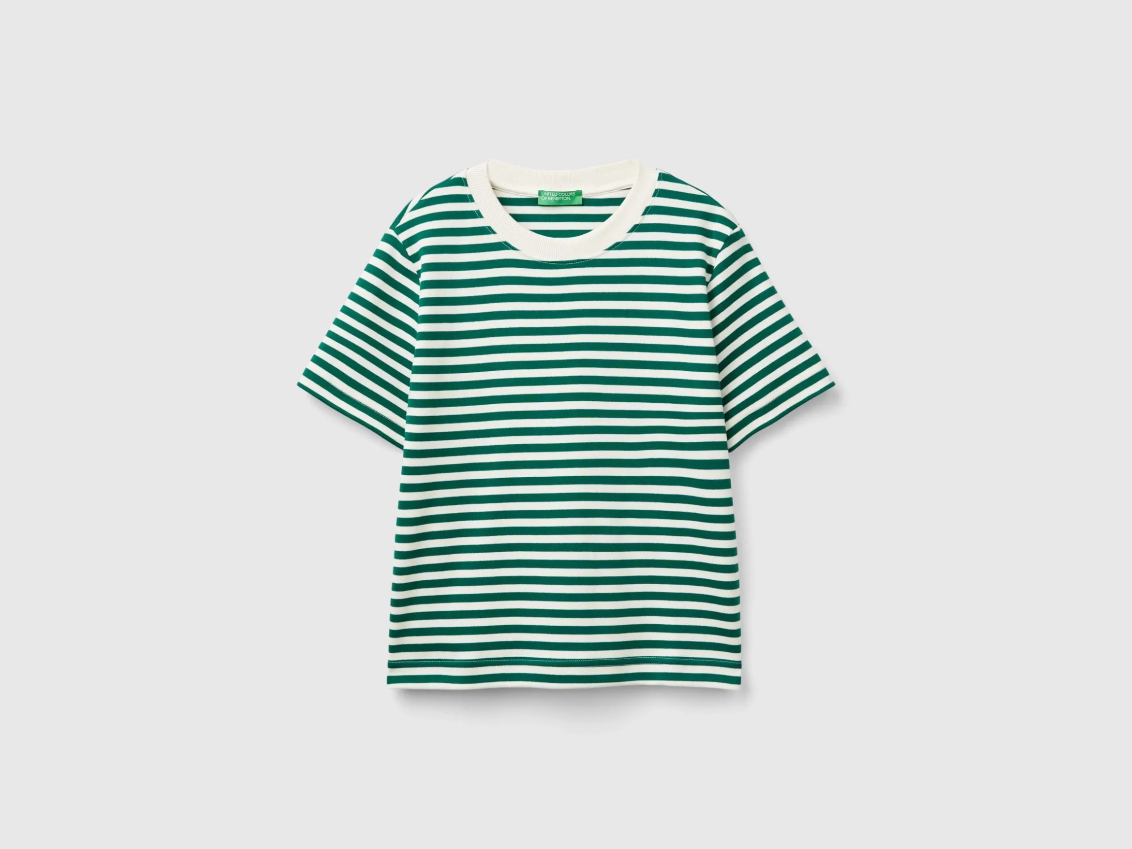 Striped t-shirt in warm cotton