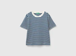 Striped t-shirt in warm cotton
