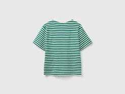 Striped t-shirt in warm cotton
