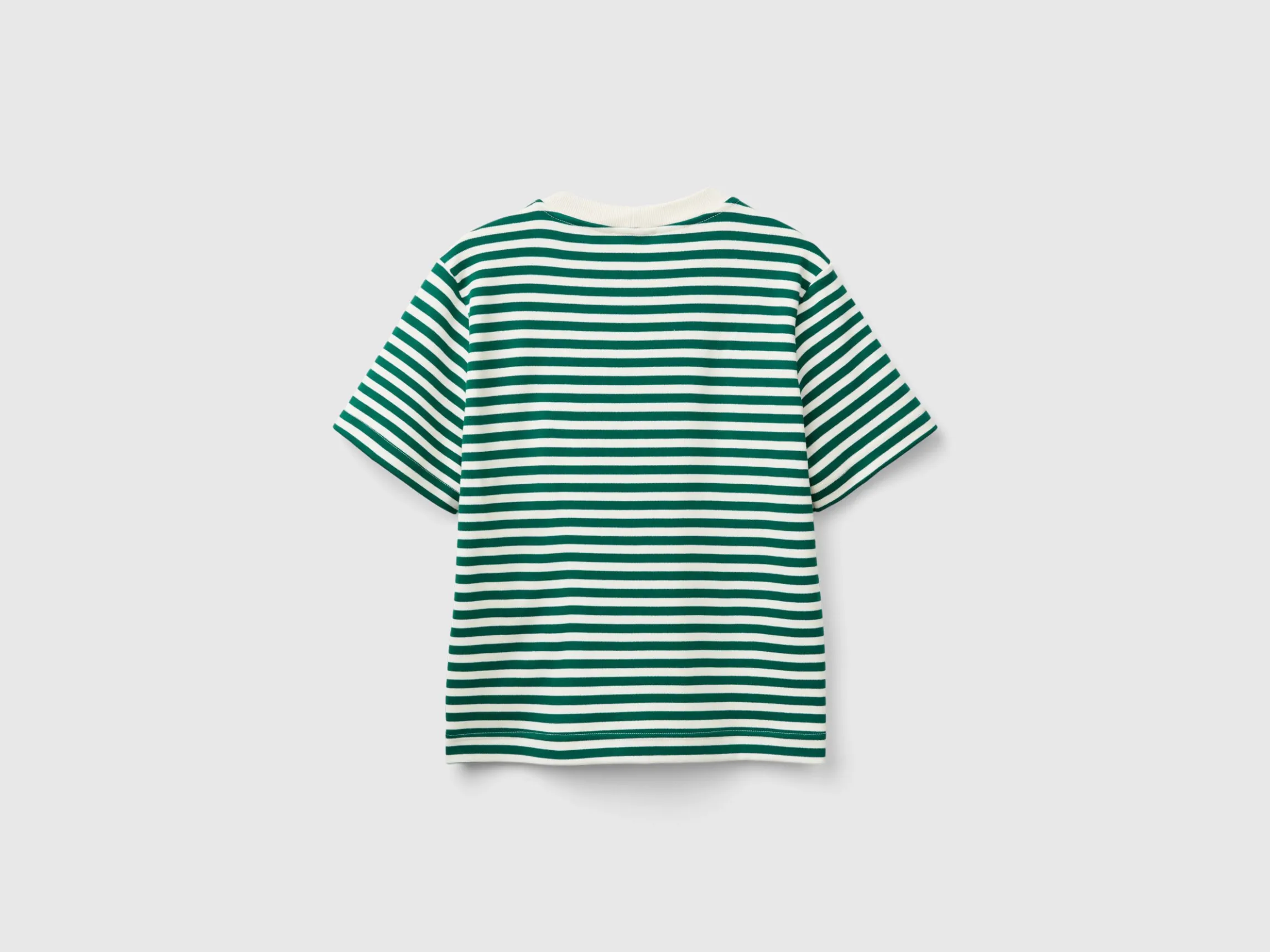 Striped t-shirt in warm cotton
