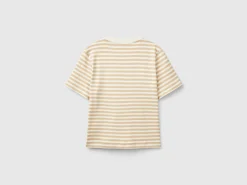 Striped t-shirt in warm cotton