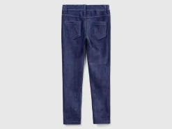 Super skinny chenille trousers
