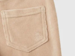 Super skinny chenille trousers