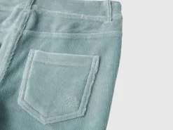 Super skinny chenille trousers