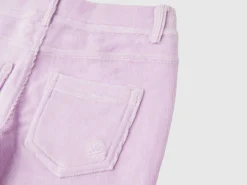 Super skinny chenille trousers