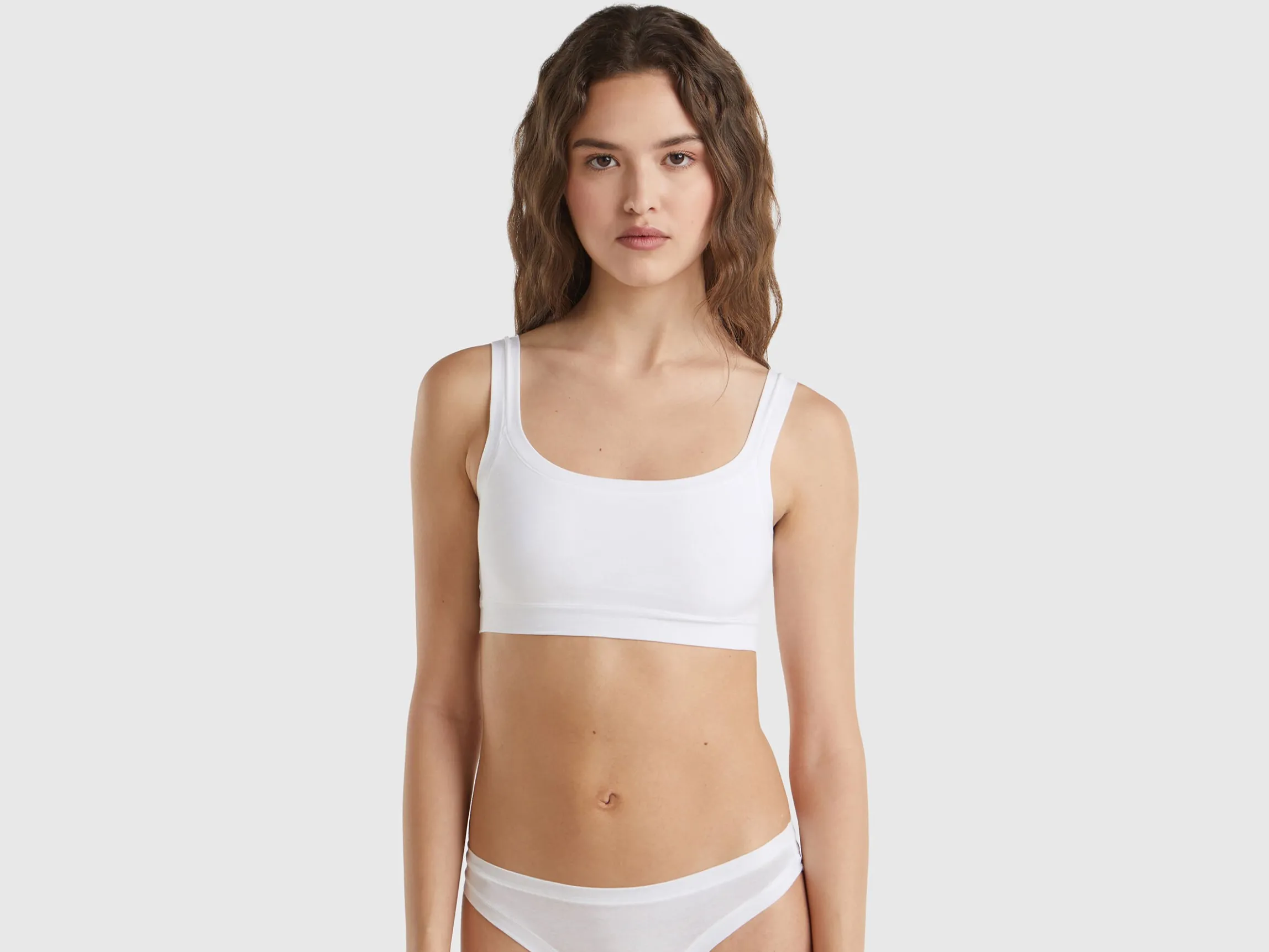 Super stretch organic cotton bra