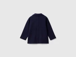 Sweat blazer with pockets